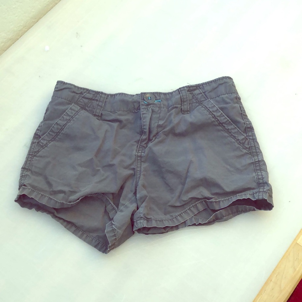 Gray short shorts